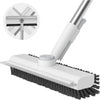 Floor Scrub Brush with Long Handle Heavy Duty Stiff Bristle Scrubber Brush