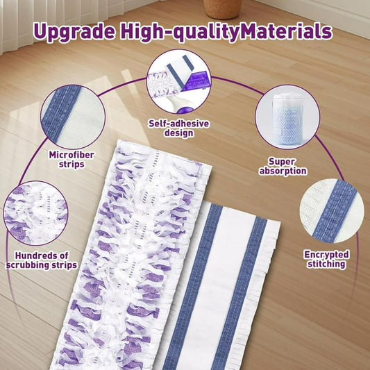 Disposable Mop Pads for Swiffer Power Mop for Floor Cleaning