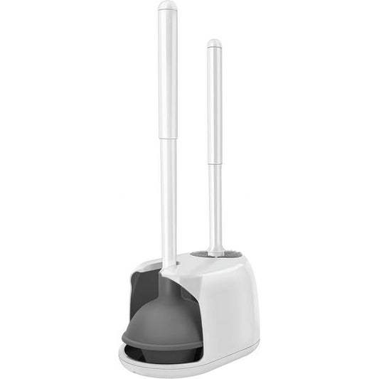 Toilet Brush and Plunger Set, Toilet Plungers for Bathroom Heavy Duty Toilet Bowl Brush