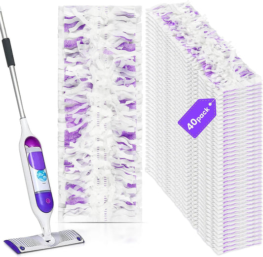 Disposable Mop Pads for Swiffer PowerMop for Floor Cleaning 40 Count