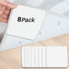 VIIWII Non Slip Rug Gripper Pad for Area Rugs 8Pcs Carpet Tape for Hardwood Floors and Tile