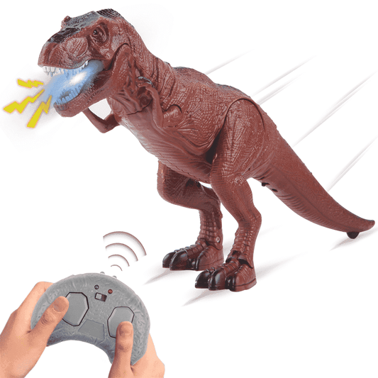 UUGEE Remote Control Dinosaur Toys for Boys Kids, 2.4G Electronic RC Dinosaur T-Rex Robot with Light Sound, Gifts Toys for 3 4 5 6 7 8+ Year Old Boy